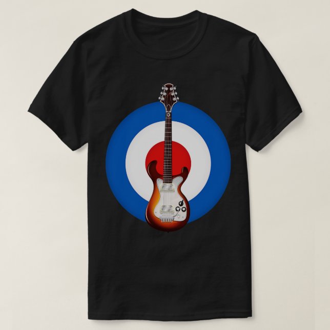 Rocker Electronic Guitar T-Shirt (Design Front)