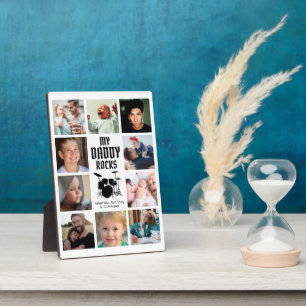 Rocker Father My Daddy Rocks Photo Plaque