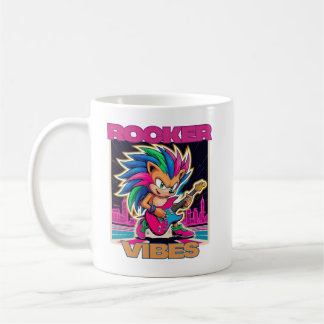 Rocker Hedgehog Coffee Mug