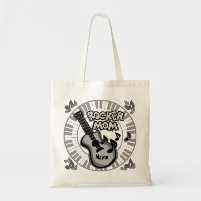 Rocker Mom  Tote Bag (Front)