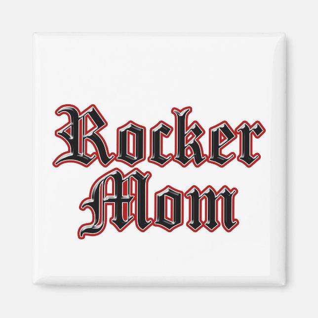 Rocker Mum! Magnet (Front)