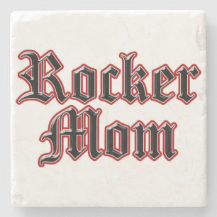Rocker Mum Stone Coaster