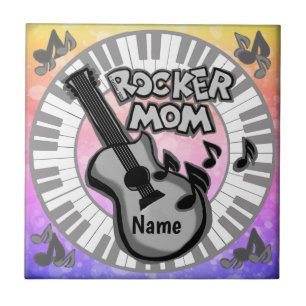 Rocker Mum  Tile