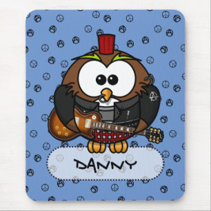 rocker owl mouse mat