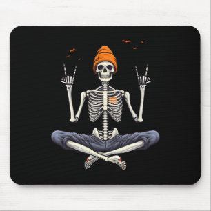 Rocker Skeleton Cap Skater Cool Halloween Punk Roc Mouse Mat