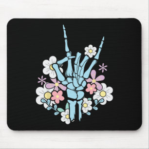 Rocker Skeleton Cap Skater Cool Halloween Punk Roc Mouse Mat