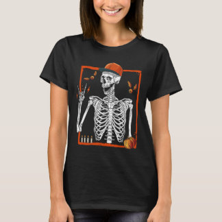 Rocker Skeleton Hand Rock On Costume Funny Hallowe T-Shirt