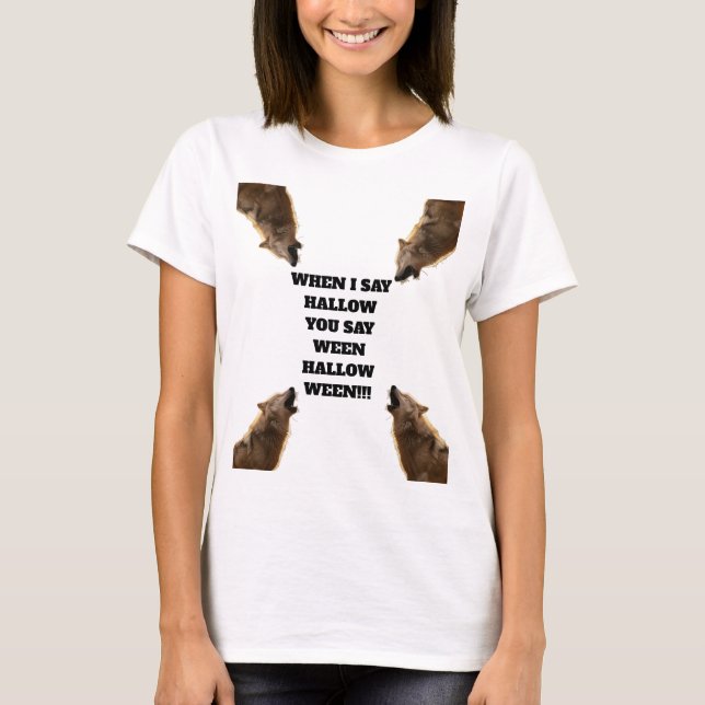 Rocker wolf Halloween shirt (Front)