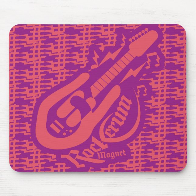 ROCKERUM MAGNET ROCK BY MASANSER PIXELAT MOUSE MAT (Front)
