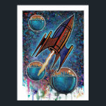 Rocket #106 poster<br><div class="desc">Rocket #106 from Peter Thorpe's long running Rocket Painting series.</div>