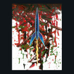 Rocket #83 poster<br><div class="desc">Rocket #83 from Peter Thorpe's long running series of Rocket Paintings. More info at peterthorpe.net.</div>