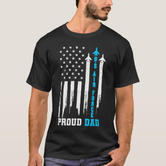 Rocket America Flag Father's Day T-Shirt
