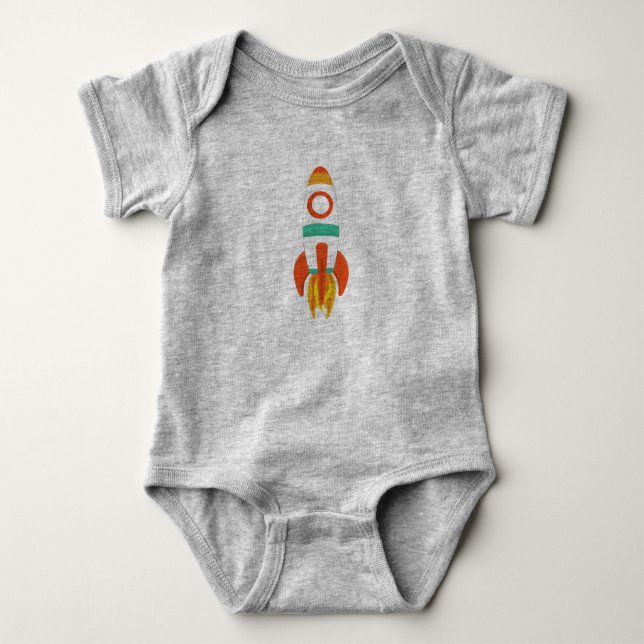 Rocket Baby! Baby Bodysuit (Front)