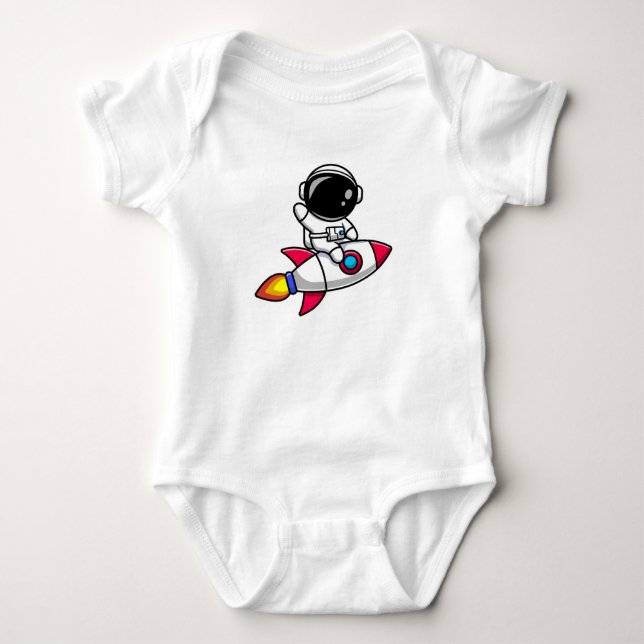 Rocket Baby! Baby Bodysuit (Front)