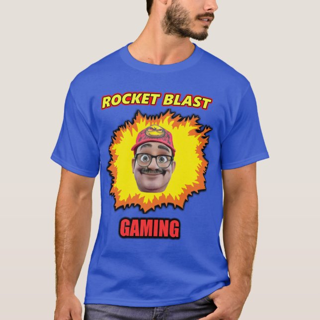 Rocket Blast Gaming Shirt  (Front)