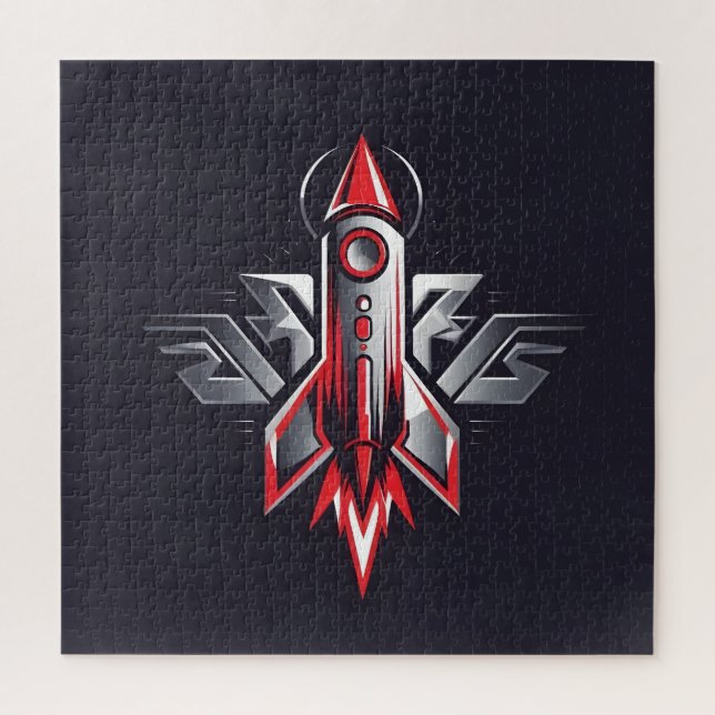 Rocket Blast-Off Puzzle (Vertical)