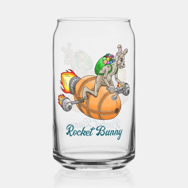 Rocket Bunny Can Glass (Front)