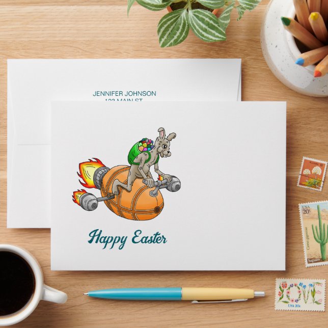 Rocket Bunny Envelope (Desk)