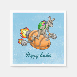 Rocket Bunny Napkin