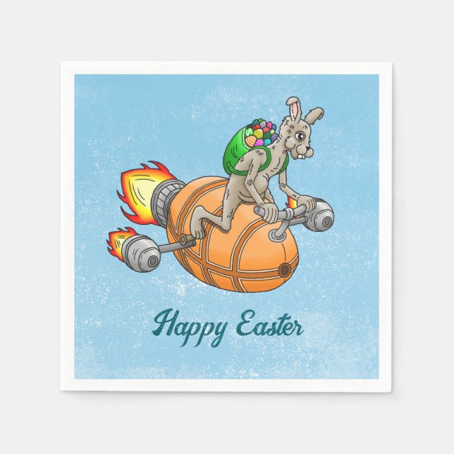 Rocket Bunny Napkin (Front)