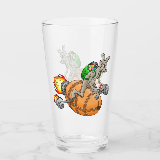 Rocket Bunny's Easter Glass (Front)