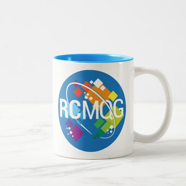 Rocket City Modern Quilt Guild Logo Mug (Right)
