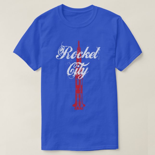 Rocket City Saturn V Huntsville AL Alabama TShirt (Design Front)