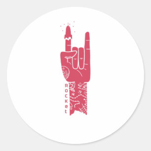 ROCKet Classic Round Sticker