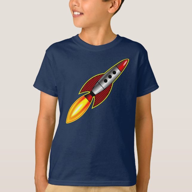 Rocket - Customised T-Shirt (Front)