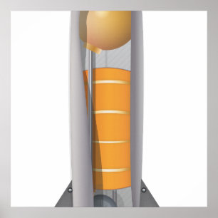 Rocket Diagram Poster