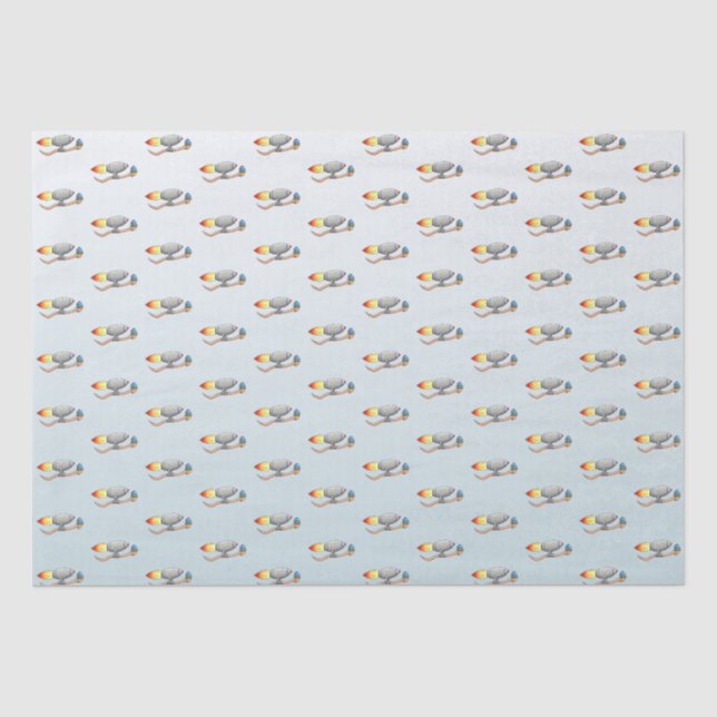 Rocket Earthworms Tissue Paper (Front)
