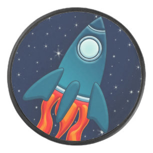 Rocket hockey puck