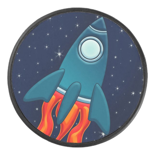 Rocket   hockey puck (Front)