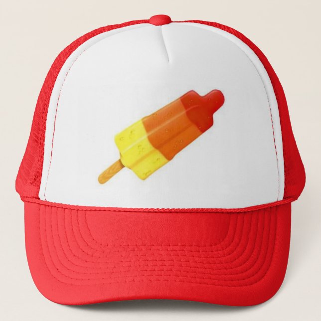 rocket ice trucker hat (Front)