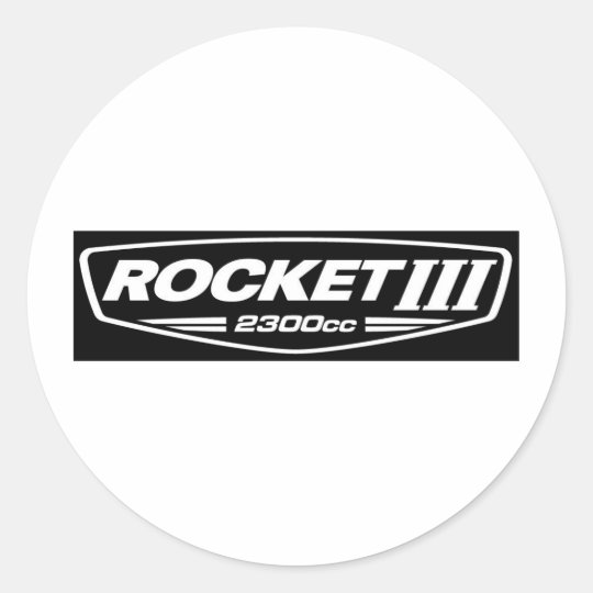 Rocket III Classic Round Sticker
