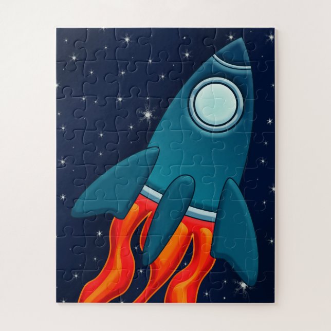 Rocket  jigsaw puzzle (Vertical)