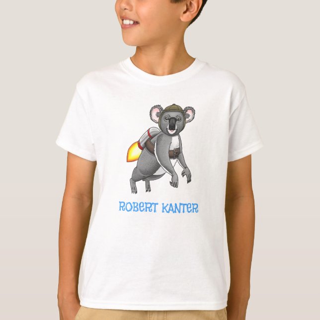 Rocket Koala T-Shirt (Front)
