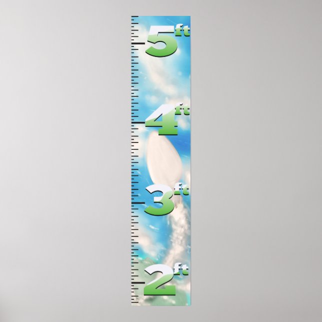 Rocket Launch Growth Chart (Front)