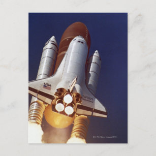 Rocket Launch Postcard