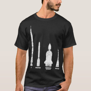 Rocket Launch Vehicle Soviet Union Russia1 T-Shirt