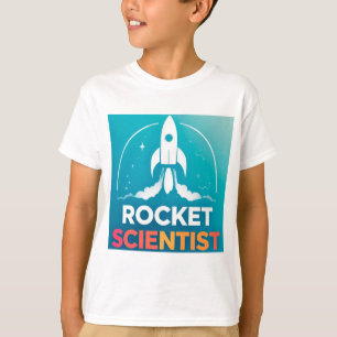 Rocket Launch with Vibrant Text T-Shirt