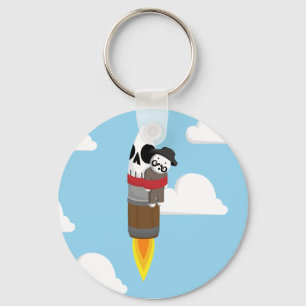 Rocket man key ring