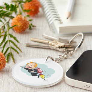 Rocket Man Key Ring