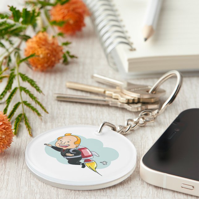 Rocket Man Key Ring (Creator Uploaded)