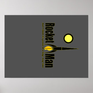 rocket man poster