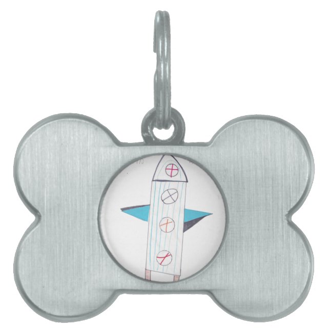 ROCKET PET NAME TAG (Front)
