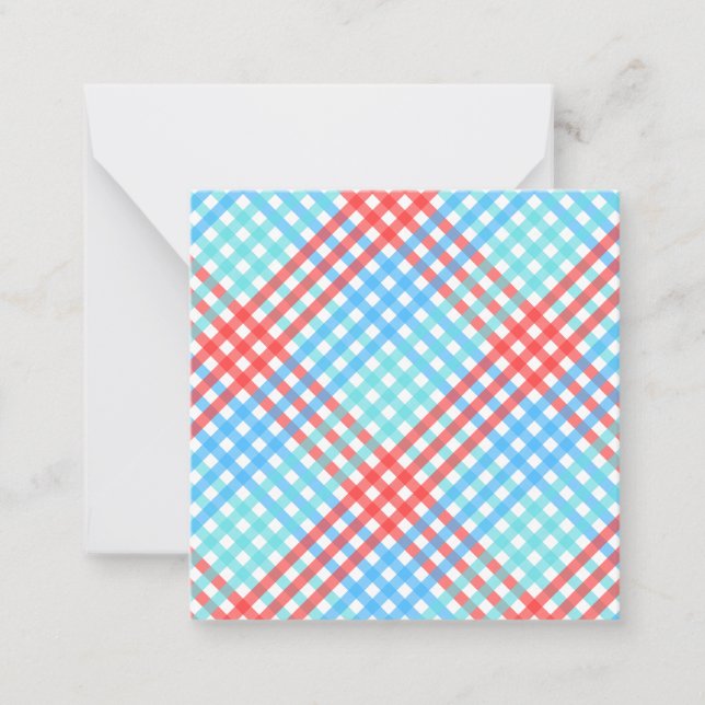 Rocket Pop Plaid  Card (Front)