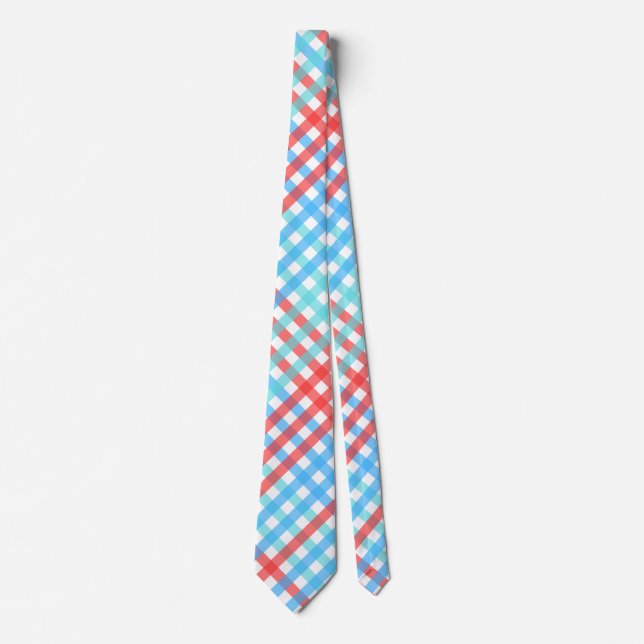 Rocket Pop, Plaid Tie (Front)