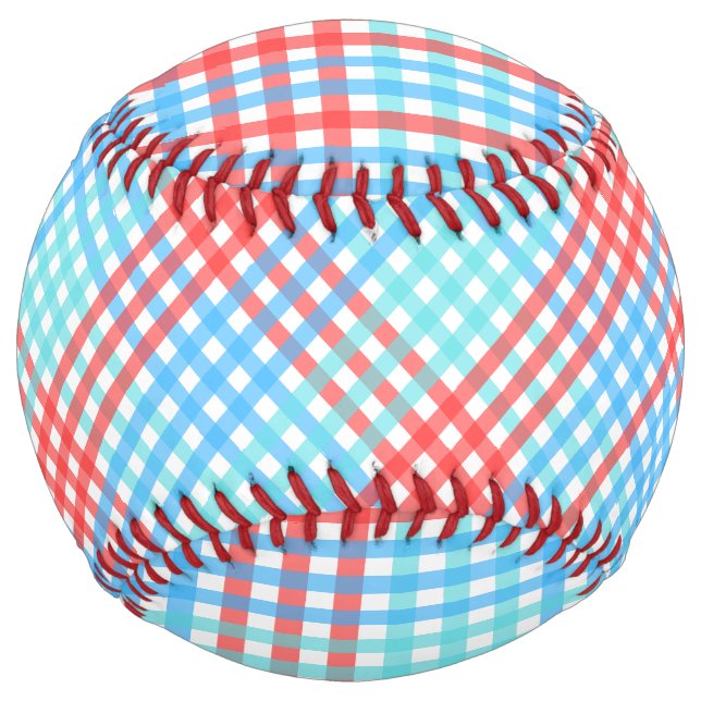 Rocket Pop, Small Plaid Softball (Front)