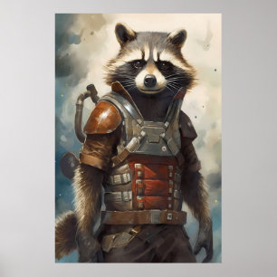 Rocket Raccoon Poster